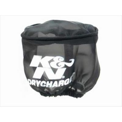 K&N DryCharger Oval Tapered Filter Wrap (Black) - RU-0981DK